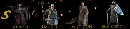 For Honor Tier S List 