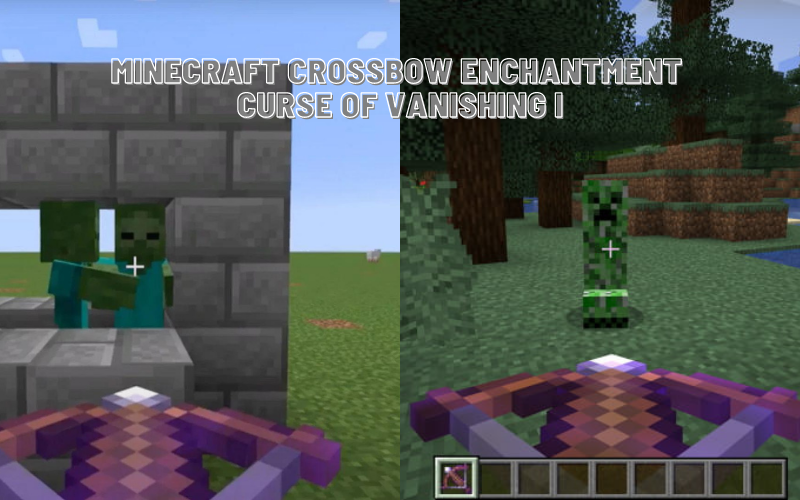 minecraft crossbow enchantment Curse of Vanishing I